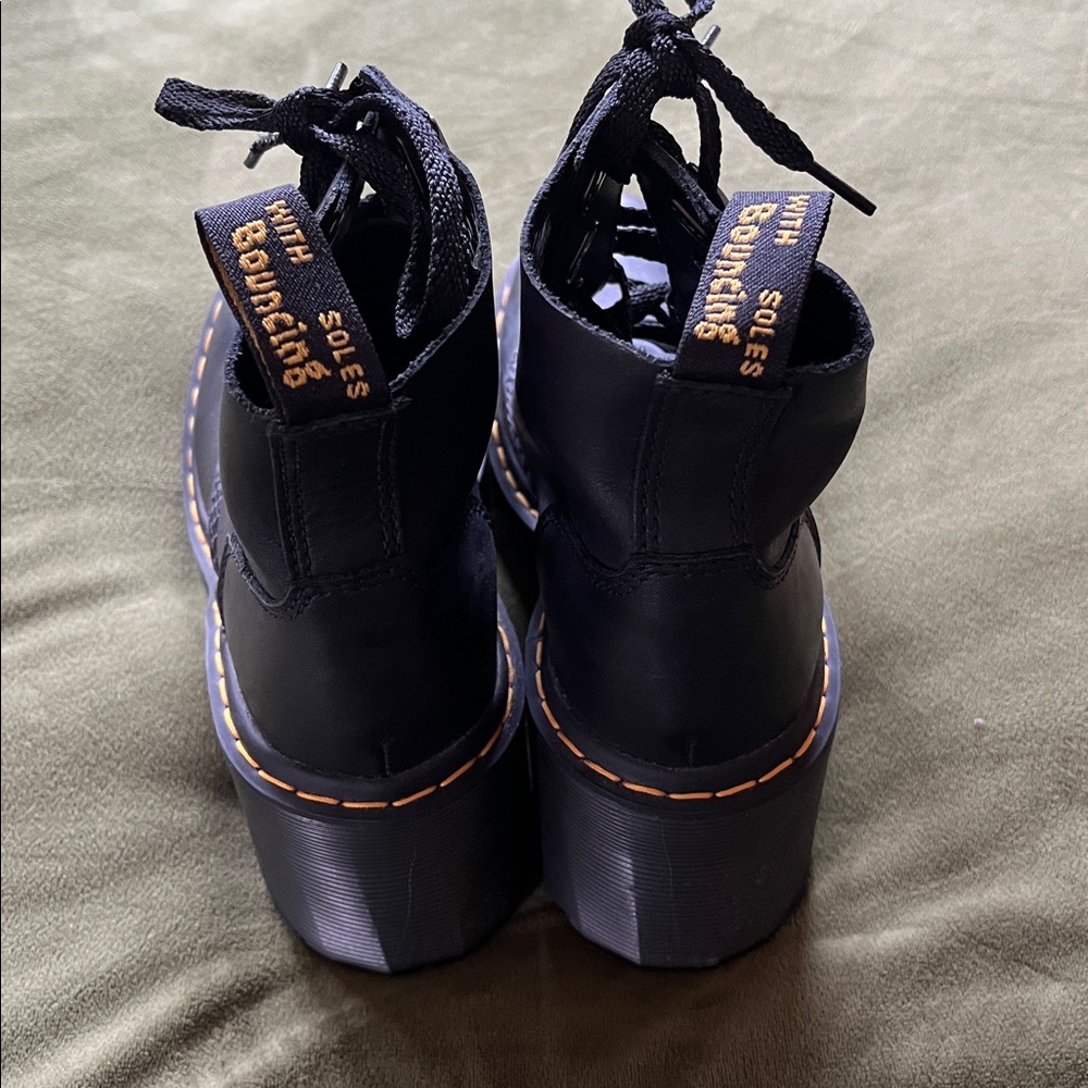 Doc Martens Black Lace-Up Ankle Boots - Picture 4 of 7